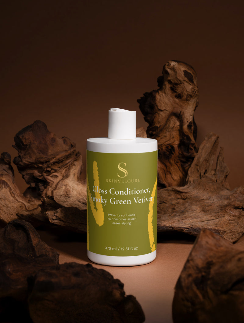 Après-shampoing brillance, Vétiver Vert Fumé