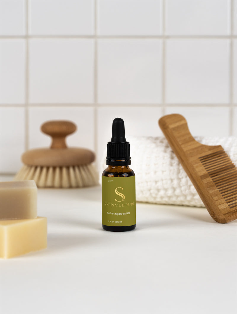Aceite suavizante para barba