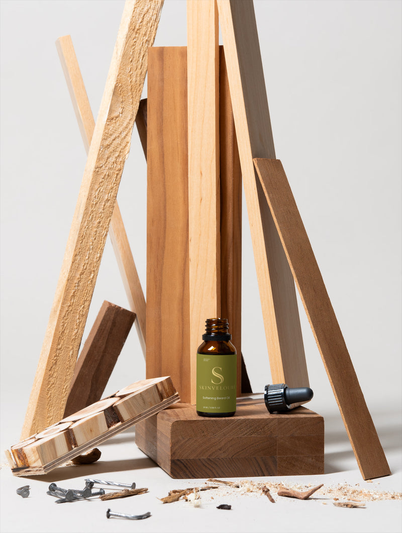 Aceite suavizante para barba