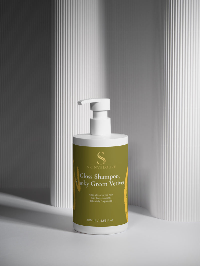Shampooing Brillance, Vétiver Vert Fumé