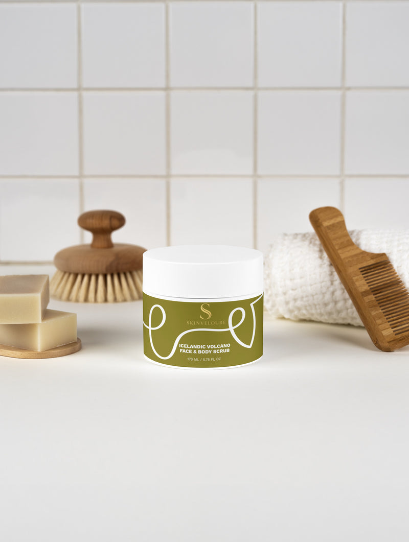 Isländisches Vulkan Gesicht & Körperscrub