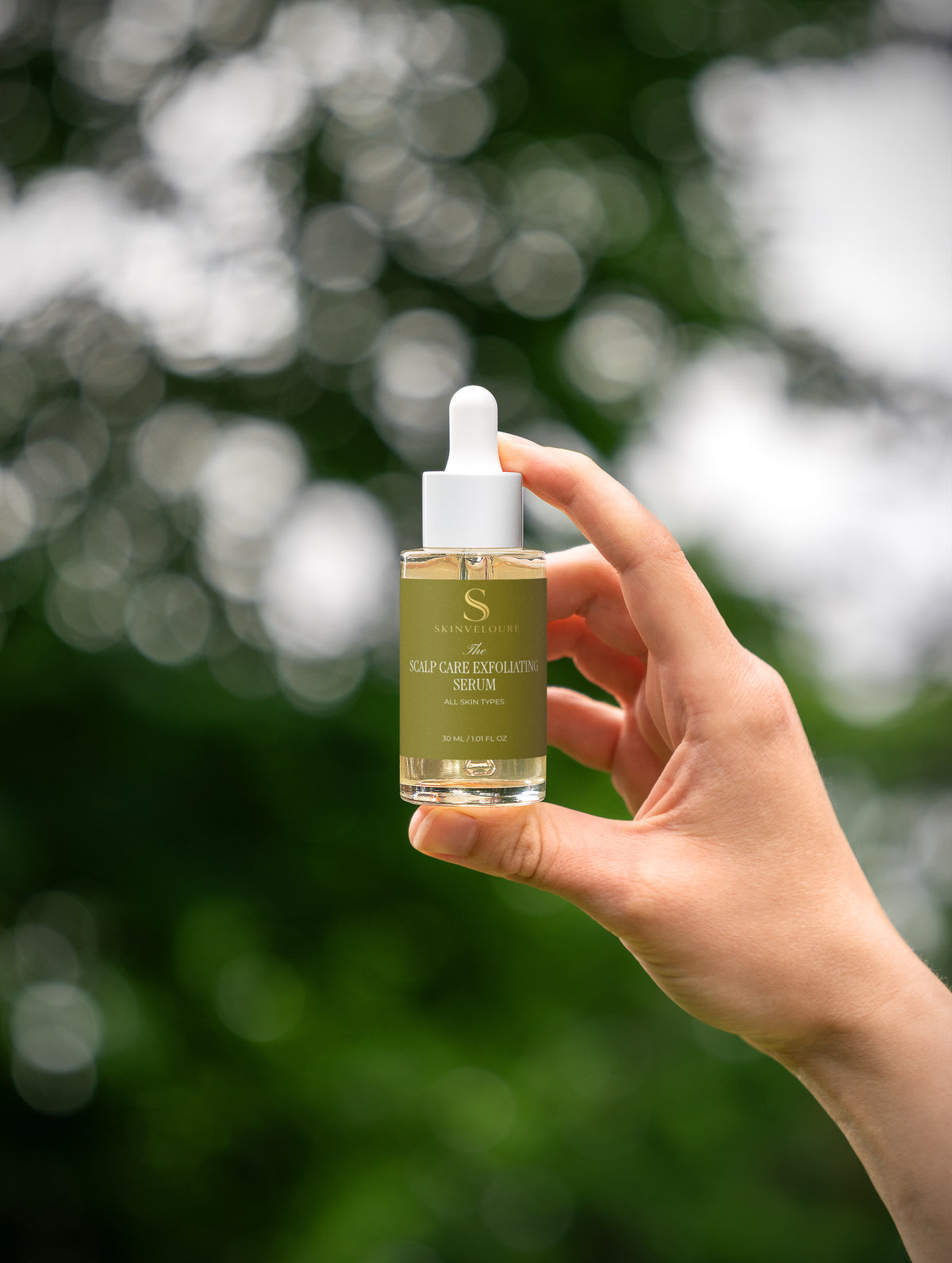 Sérum exfoliante para el cuero cabelludo