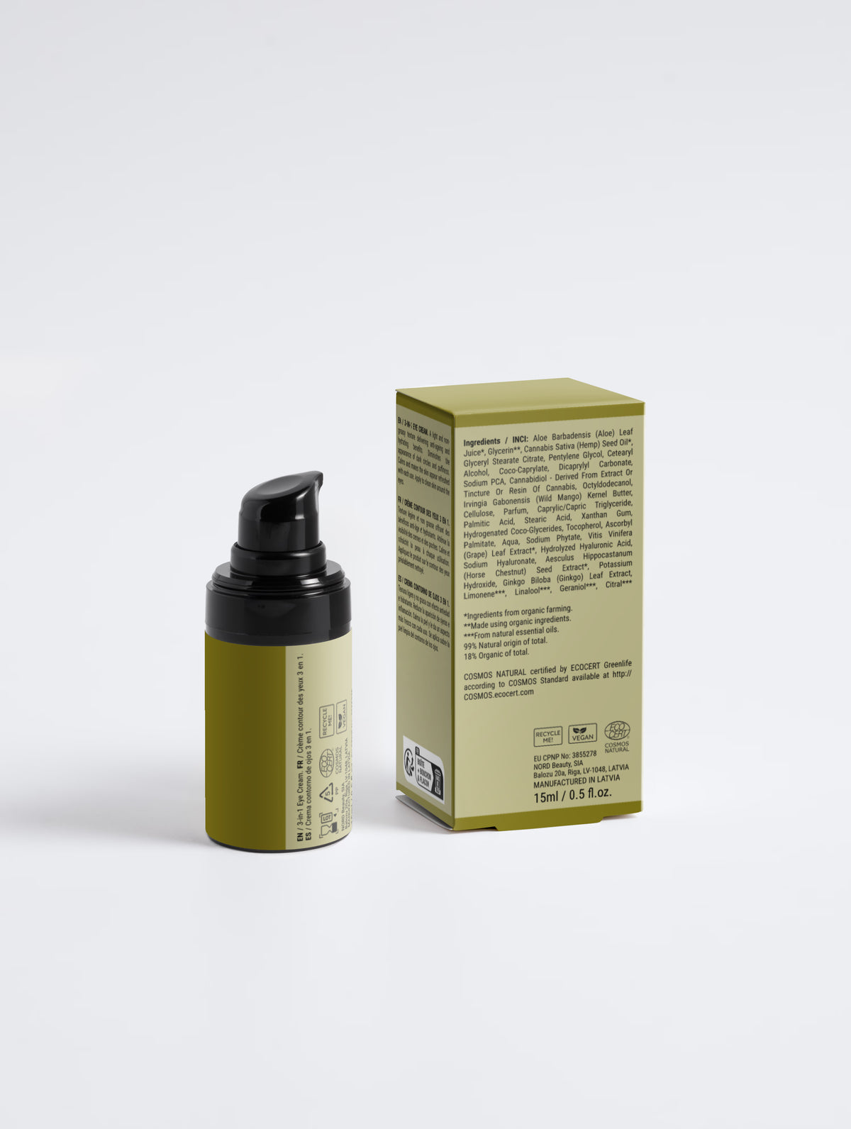 Crème contour des yeux 3-en-1 pour hommes