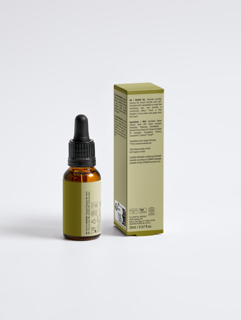 Aceite suavizante para barba